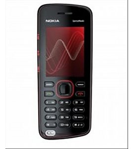 Telefon komórkowy Nokia 5220+karta 512MB Red