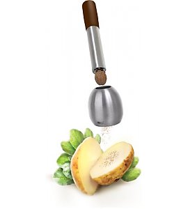 Dodatek kuchenny AdHoc Młynek do gałki muszkatołowej MUSCATA slal/czarny