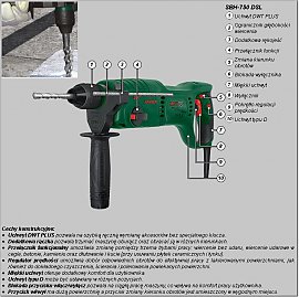 M�oto-wiertarka DWT SBH-750 DSL