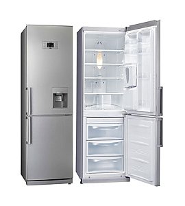 Lodówka z dolnym zamrażalnikiem LG GR F399 BTQA