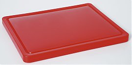 Deska do krojenia polietylenowa HACCP - GN 1/1 czerwona 826 010