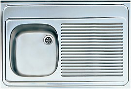 Zlewozmywak stalowy Alveus CLASSIC 50 LEWY satyna
