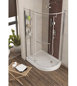 Kabina natryskowa Aquaform ETNA asymetryczna 120x85 PRAWA +brodzik
