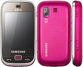 Telefon komórkowy Samsung B5722 PINK