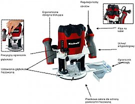 Frezarka Einhell RT-RO 55 RED LINE