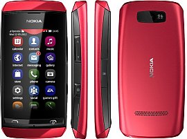 Smartfon Nokia ASHA 305 czerwony