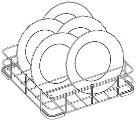 Zmywarka gastronomiczna Kosz do talerzy o rednicy 320mm T320