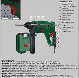 Młoto-wiertarka DWT SBH-750 DS BMC