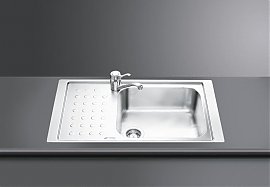 Zlewozmywak stalowy Smeg LV951S-2 Wersja z lew� komor�
