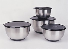 Dodatek kuchenny BergHoff Miski z pokrywami- zest. 8 CZ 1106328