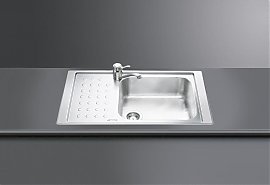 Zlewozmywak stalowy Smeg LV951S-2 Wersja z lew� komor�