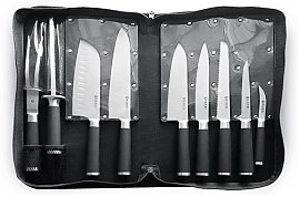 Zestaw noży kuchennych Hendi Kurt Scheller Edition - zestaw 9-elementowy 975770