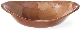 Koszyk do pieczywa owalny drewniany - 425602