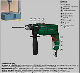 Wiertarka udarowa DWT SBM-600