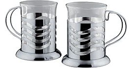 Dodatek kuchenny Vinzer Szklanki 2 szt. 200 ml WAVE - 69362