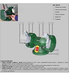 Szlifierka stoowa DWT DS-150 KS