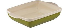 Dodatek kuchenny Granchio NACZYNIE CERAMCZNE PROSTOK�TNE NATURA OLIVA 33X23 CM - 88511