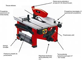 Pi�a sto�owa Einhell RT-TS 920 RED LINE