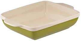 Dodatek kuchenny Granchio NACZYNIE CERAMICZNE  KWADRATOWE NATURA OLIVA 25X25 CM - 88513