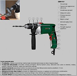 Wiertarka udarowa DWT SBM-810 