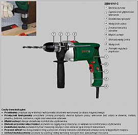 Wiertarka udarowa DWT SBM-810 C