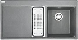 Zlewozmywak granitowy Franke MYTHOS 651-100 - MTG 651-100 PRAWY kamienny szary