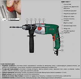 Wiertarka udarowa DWT SBM-1050 T