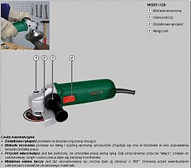 Szlifierka k�towa DWT WS 08-125