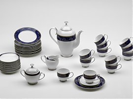 Zestaw porcelanowy Gerlach Russian Winter - serwis do herbaty dla12 os�b 