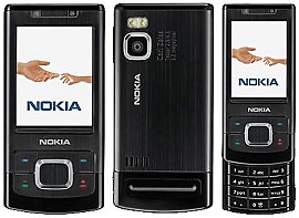 Telefon kom�rkowy Nokia 6500 Slide Black
