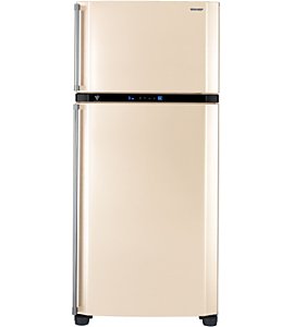 Lod�wka z g�rnym zamra�alnikiem Sharp SJPT 640RBE
