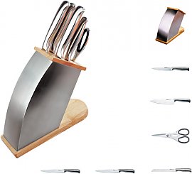 Zestaw noży kuchennych Vinzer Iceberg 7 cz 89110