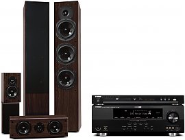 Kino domowe Yamaha Orion 140 czarny-orzech