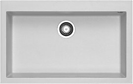 Zlewozmywak granitowy Pyramis TETRAGON 79x50 1B Aluminium metaliczne