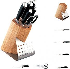 Zestaw no�y kuchennych Vinzer Canvas 7 cz. 89107 1.4028/ X30 Cr13