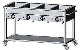 Bemar elektryczny jezdny 4-komorowy, niezalene sterowanie 3,2kW BE-4JS