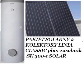 Kolektor s�oneczny Junkers Pakiet Solarny 2 kolektory CLASSIC 