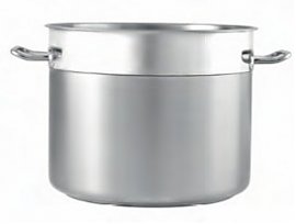 Garnek gastronomiczny wysoki SILVER 5l P2-2101-20