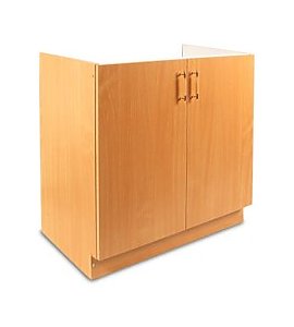 Zlewozmywak stalowy Pyramis Szafka pod zlewozmywak nakładany 80 cm buk 036004301