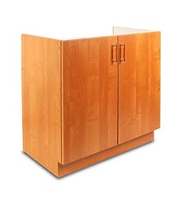 Zlewozmywak stalowy Pyramis Szafka pod zlewozmywak nak�adany 80 cm olcha 036004001