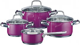 Zestaw garnk�w Elo Purple Kpl. 4 stalowe, indukcja 45904