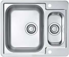 Zlewozmywak stalowy Alveus Line MAXIM 50 satyna POP-UP