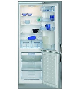 Lodówka z dolnym zamrażalnikiem Beko CSA 29022X