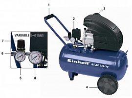Kompresor Einhell Kompresor BT-AC 270/50