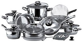 Zestaw garnków Vinzer 22 Grand Cuisine Glass 89024