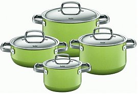 Zestaw garnków Silit Lemon Green 4 częściowy