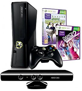 Konsola do gier X-Box 360 250 GB+DANCE CENTRAL2+KINECT SPORTS