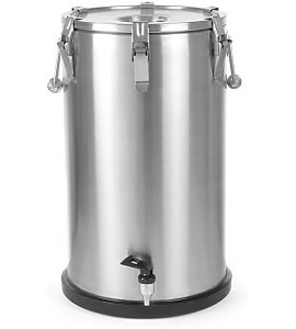 Termos stalowy do żywności z kranem 35 l - 710326