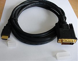 Kabel HDMI Vivanco HDMI <> DVI-D 3m 24K Dual Link [m2906]