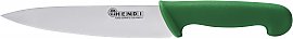 Nóż kuchenny Hendi kucharski do warzyw i owoców, zielony 842614